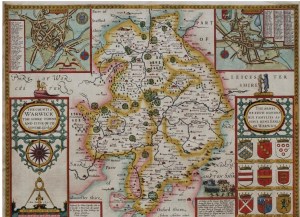 Speed's Map of Warwickshire